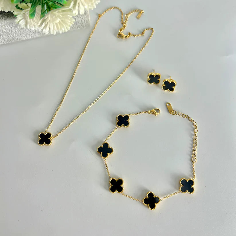 Four Leaf Clover Jewellery Set✨💖