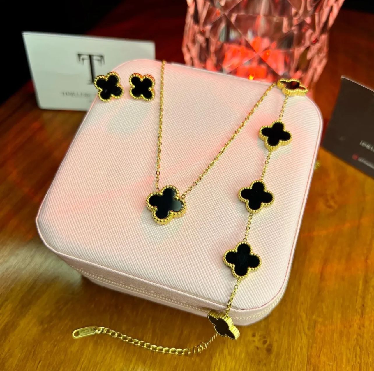 Four Leaf Clover Jewellery Set✨💖