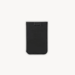 Noir Vault (Black) Slim Leather Card Holder
