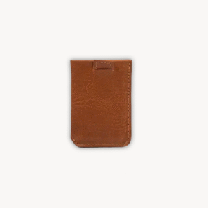 Chestnut Vault (Brown) Slim Leather Card Holder